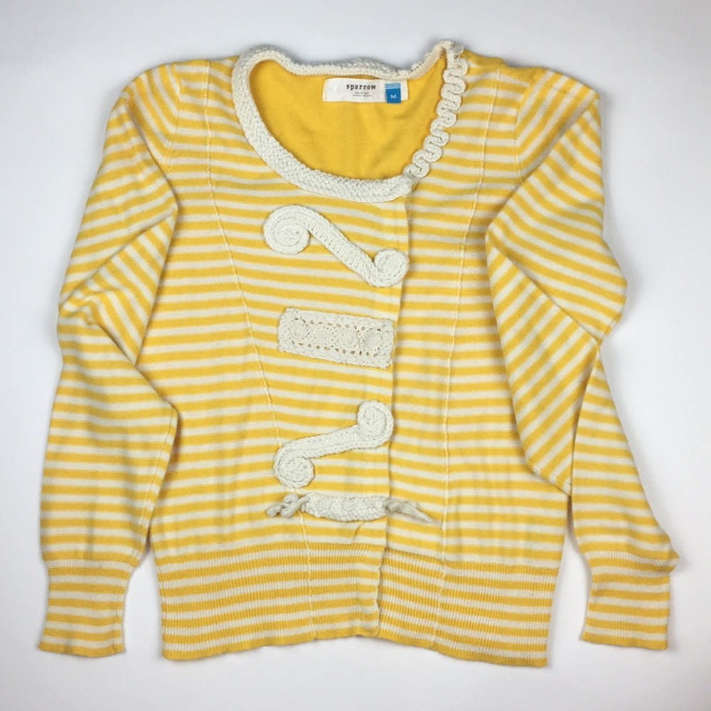 Anthropologie Striped Cardigan